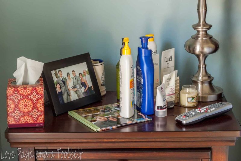 Cluttered Nightstands