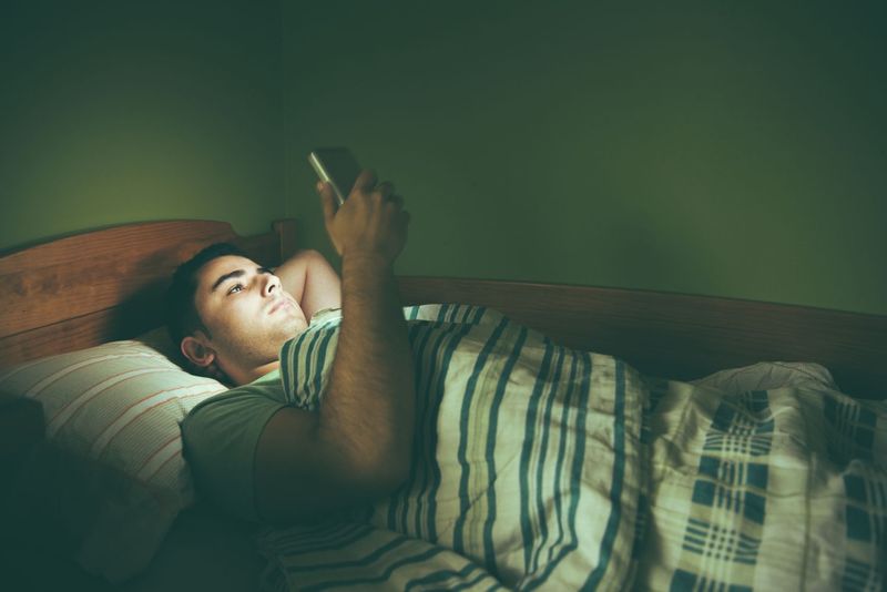 Using Phones in Bed