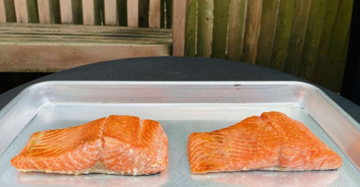 If You See White Stuff on Your Salmon, Here’s What You Should Know