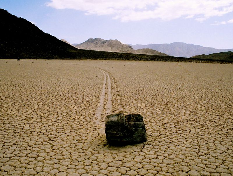 The Sailing Stones of Death Valley, USA