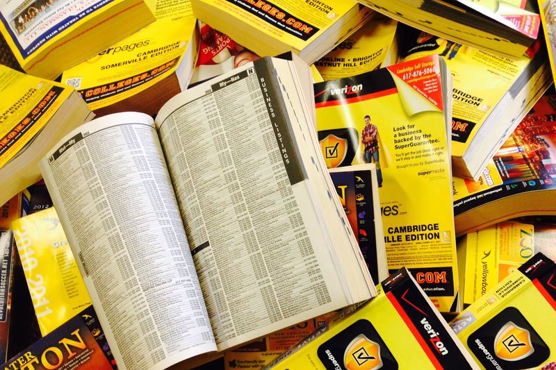 They Keep Phone Books